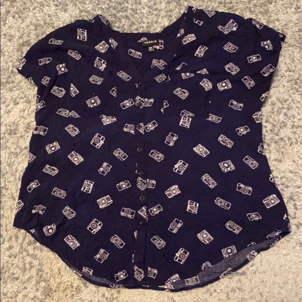 Used button down blouse